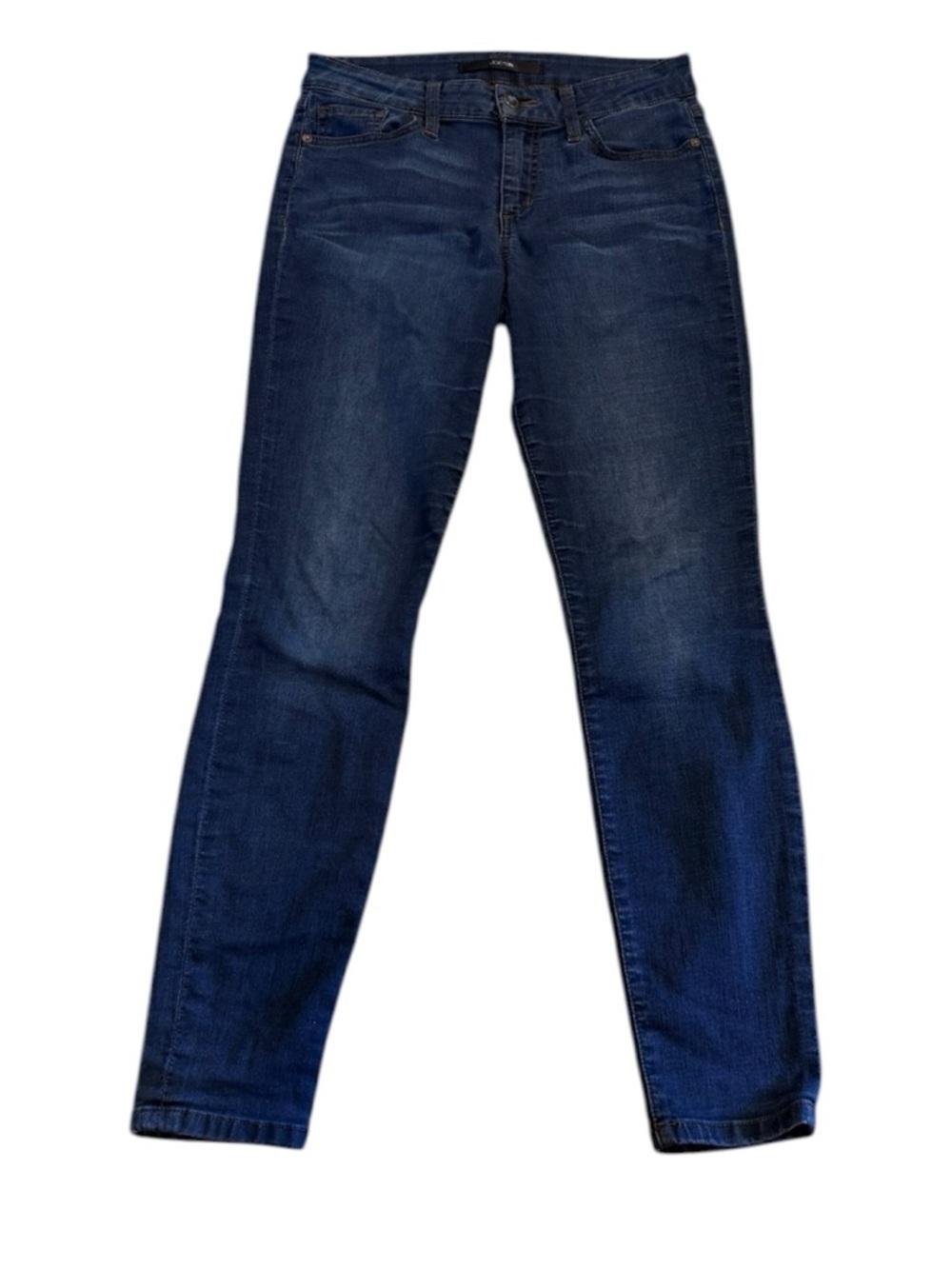 Joe's Jeans Everlyn Skinny Ankle W27 Dark Wash Mid Rise Stretch Denim
